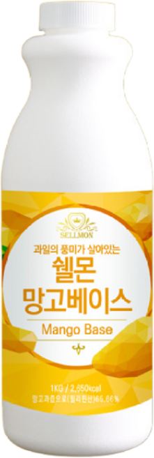 쉘몬 과일 농축액 1kg 망고, 1개