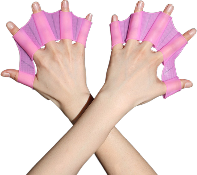 5시 FOOI 오리손 물갈퀴 개구리 물갈퀴 손지느러미 수영장갑 빠른배송, 핑크