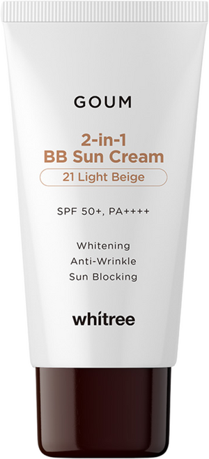 휘트리 고움 투인원 비비 선크림, 21호, 40ml, 1개