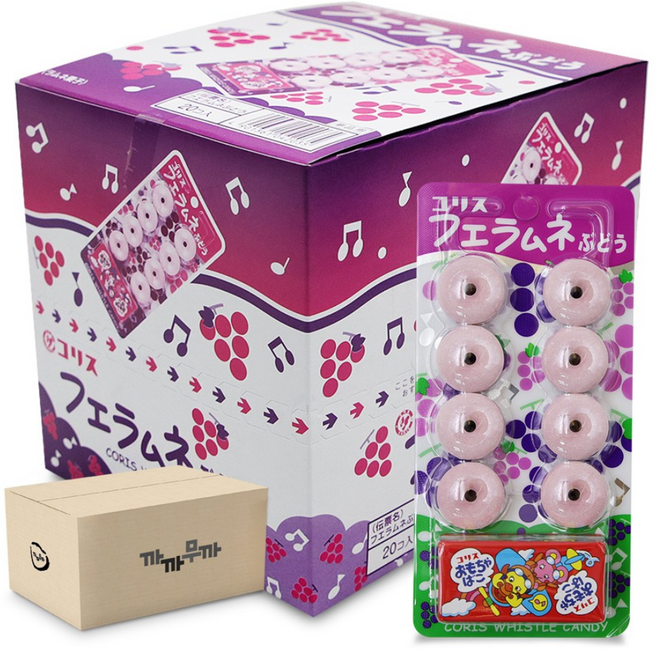 후에라무네 포도향 휘파람 캔디, 22g, 240개