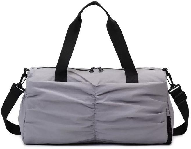 오션위크 대형 신발분리 방수 여성 운동 여행가방, 그레이, 1개