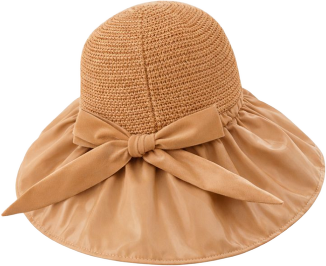 자외선 차단 암막 라탄 와이드햇