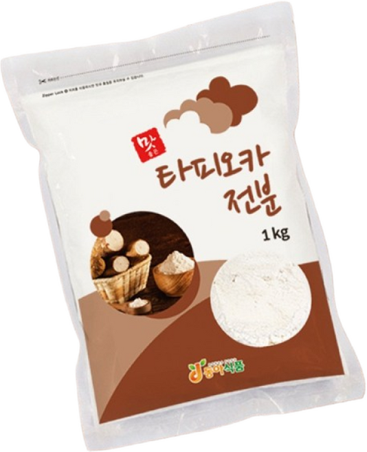 동아식품 맛좋은 타피오카 전분 (1KG포장) _수제비 칼국수 부침에 밀가루대신, 1kg, 10개