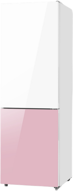 캐리어 모드비 312L 피트인 파스텔 2도어 콤비냉장고, 핑크+화이트, MRNC312PSM1