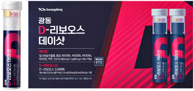 [광동직영] D-리보오스 데이샷 7일분 1상자, 7개