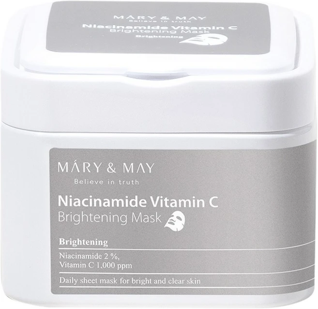 [비건뷰티] 마리엔메이 나이아신아마이드 비타민 C 브라이트닝 뽑아쓰는 마스크팩, 30개입, 1개 - 쿠팡