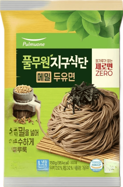 풀무원 지구식단 메밀두유면150g 제로면 구수한, 150g, 15개