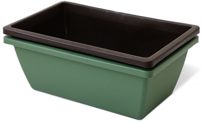 마이플랜트 하우스 텃밭 화분, 그린색