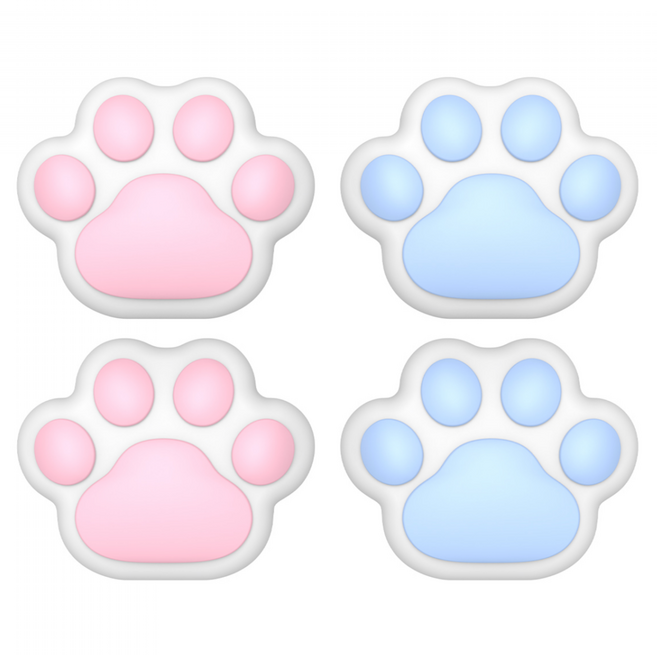 이이네 Switch2 조이스틱 커버 시리즈 실리콘 소재 4p 세트 스틱캡 미끄럼 방지 다양한 디자인 닌텐도 스위치 2 조이콘 호환, 1세트, 옵션2, L1147