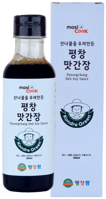 산나물을 우려만들어 감칠맛이 좋은 다용도 만능간장 평창맛간장 250ml, 1개
