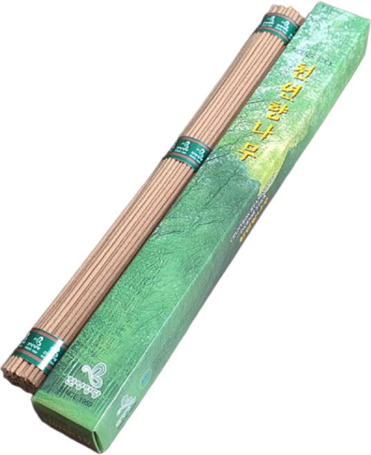 한양당 인센스스틱 향 천연향나무(장) 80개입 국산향