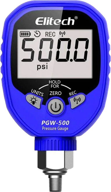 엘리텍 무선 디지털 압력게이지 PGW-500 (블루) Elitech 냉동게이지, 1개, 블루