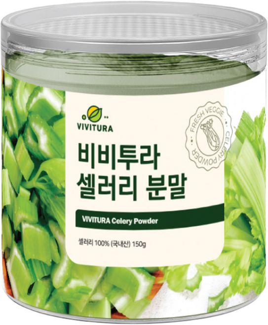비비투라 국내산 셀러리 분말 가루 샐러리 파우더 100%, 150g, 4개