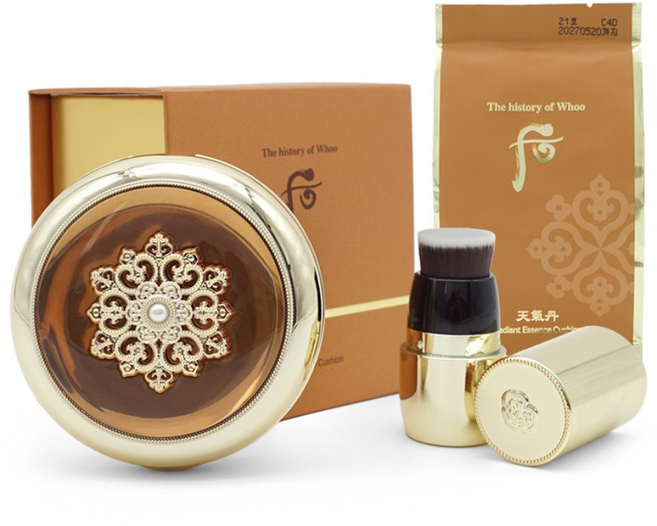 더후 더히스토리오브 천기단 화현 에센스 쿠션 파운데이션 본품 15g + 리필 15g, 1개, 21호