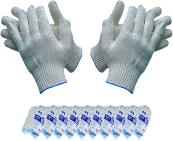 충청장갑 면장갑 100켤레 50g 두꺼운 목장갑 카센터 정비용 작업 안전장갑, 100개, 충청 50g 면장갑