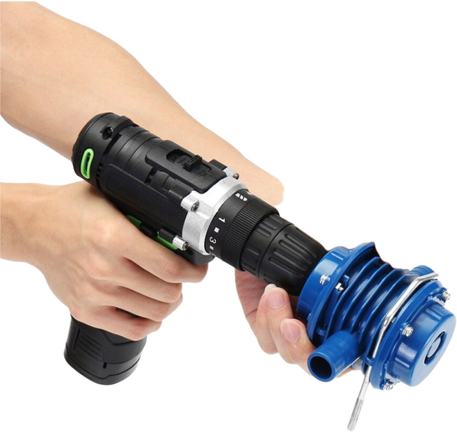 양수기 미니펌프 드릴펌프 침수 배수 장마 호우대비 저지대침수 사은품3종증정 꼭받아가세요, 1개