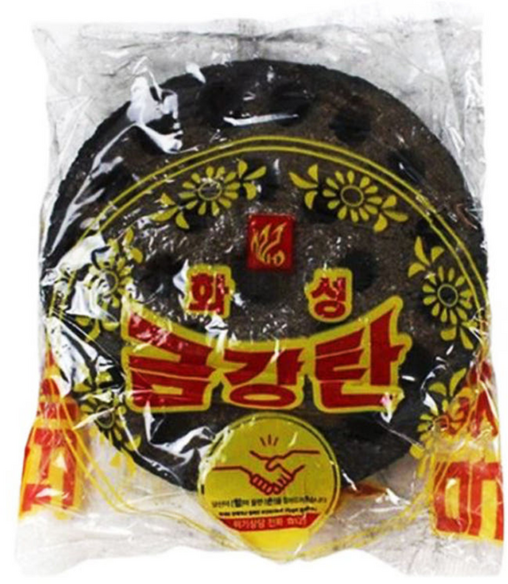금강 번개탄 연탄 불쏘시개 숯 발화용 캠핑 불멍 구멍탄 연료, 10개, 250g