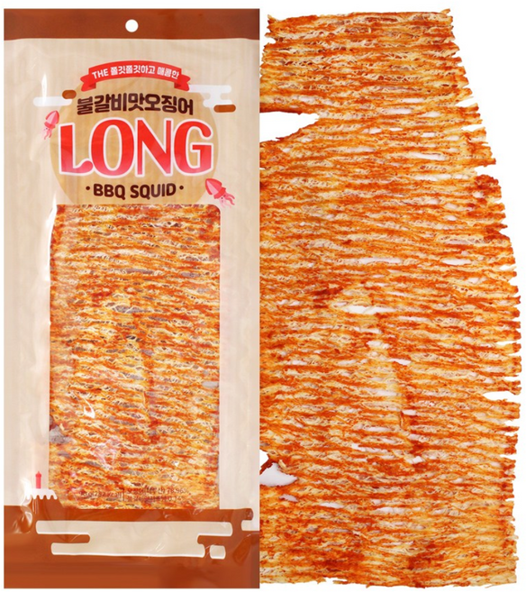 롱 불갈비맛오징어 90g, 1개