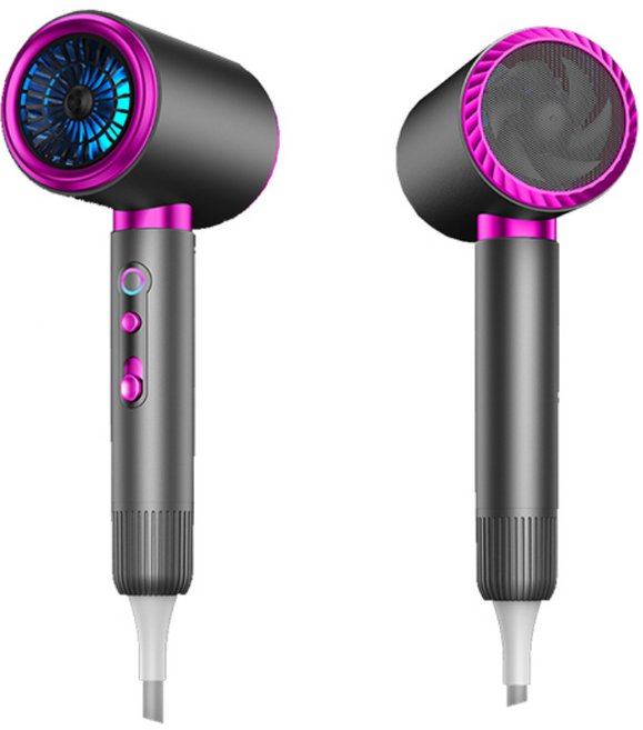 SAMSEA 샘씨 파워풍량 전문가용 이온 헤어 드라이어 2100W, 블랙