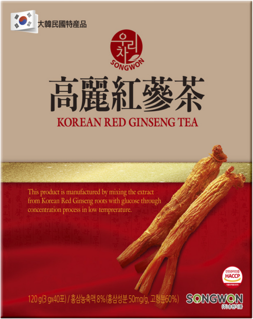 우리차 홍삼차, 3g, 40개입, 1개