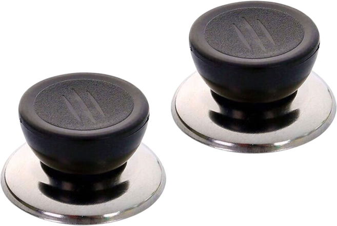 리르베르 1+1 교체용 냄비뚜껑 손잡이 냄비꼭지, 1세트, 블랙