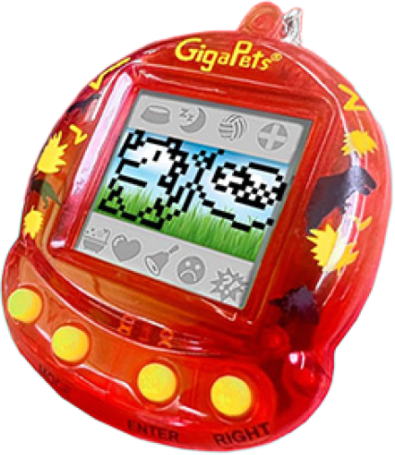 나만의 가상 반려동물 키우기 다마고치 장난감 선물, 티렉스, 1개