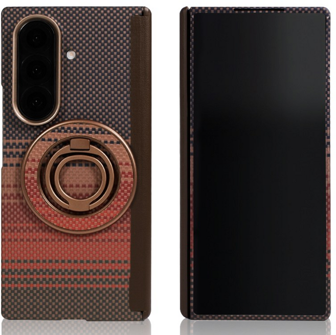 제루크 갤럭시 Z폴드7 호환 아라미드 카본 맥세이프 초슬림 케이스