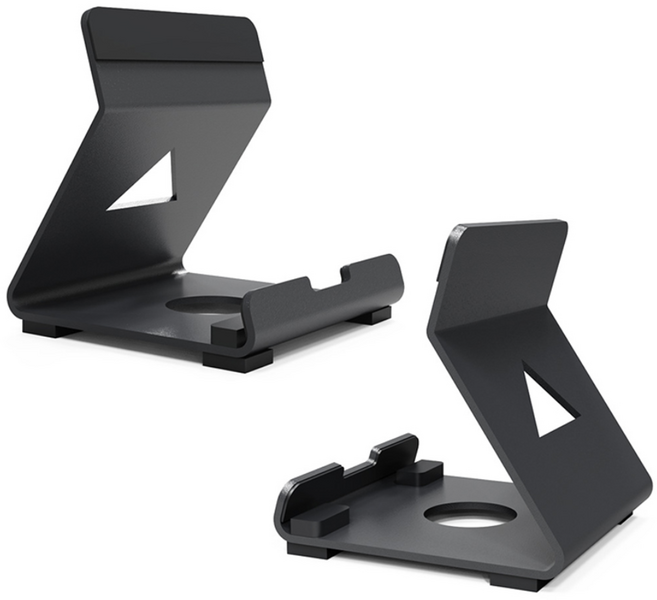 스팀덱 로그 엘라이 플스 포탈 거치대 메탈 PT16, 1개, 블랙