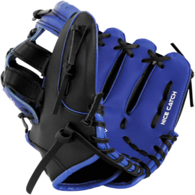 낫소 티볼글러브 NSTB-GV 학교체육 티볼 야구 캐치볼 훈련 주니어 우투용 좌투용, 블루, 1개