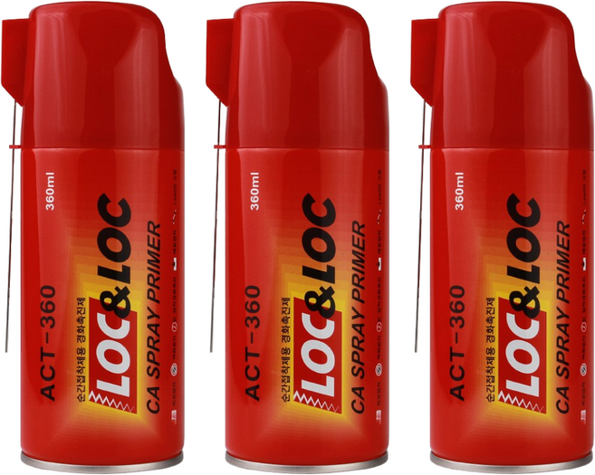 록앤록 경화제 360ml ACT-360 백화방지 경화촉진제 쿠팡, 3개