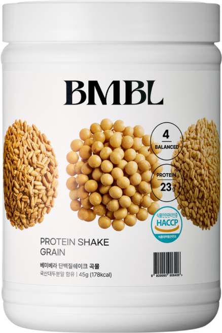 베미베라 콩백질 단백질쉐이크 곡물맛, 1개, 350g
