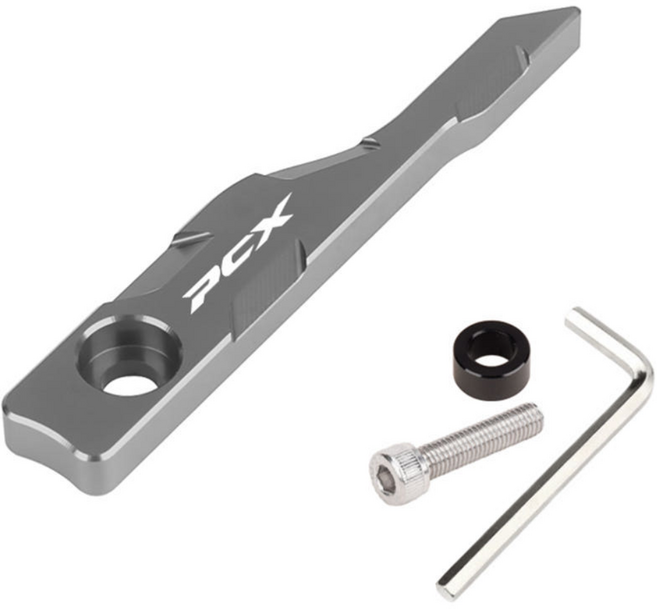 CHEKIS PCX ABS센서커버 PCX로고각인 고급형 포인트커버 21년-26년 호환, 그레이, 1개