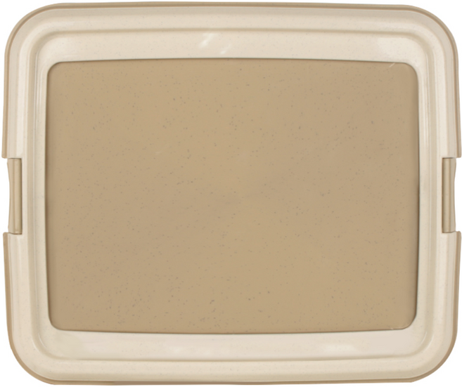 강아지 배변판 토일렛 화장실, 베이지, 1개