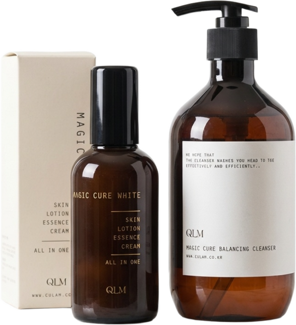 큘라 M 파워브라이트 2종세트 남자 미백로션 화이트닝 데일리케어 큐엘엠 QLM