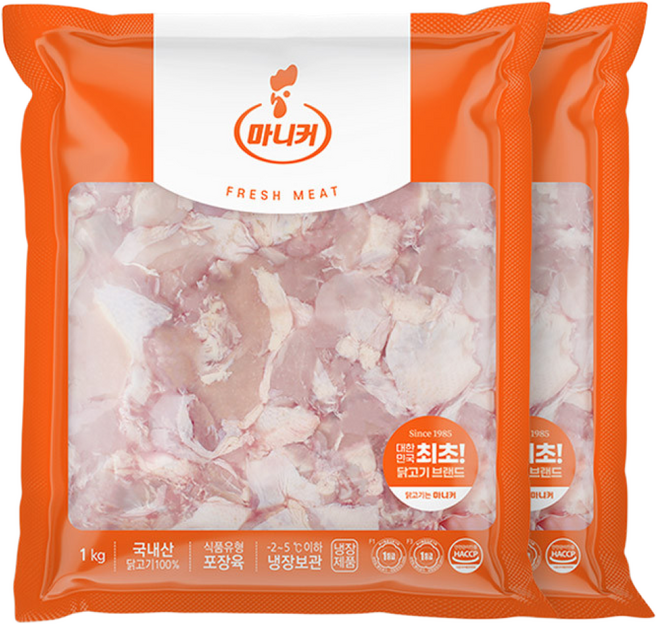 마니커 도리육 (냉장) 국내산 당일생산, 2개, 1kg