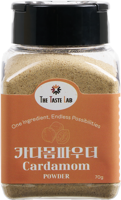 더테이스트랩 카다멈 가루 파우더 Cardamom 향신료, 1개, 70g