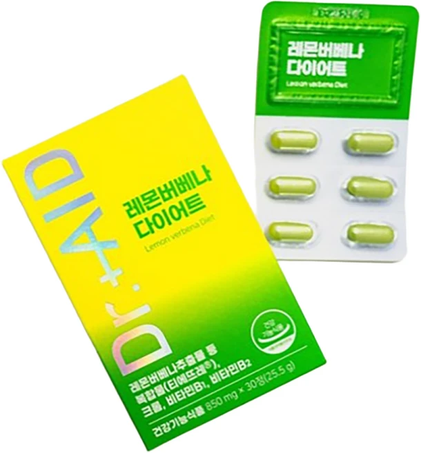 닥터에이드 일론머스크다이어트 일롱이다이어트 GLP 지엘피원 레몬버베나다이어트, 1박스, 30정 - 쿠팡