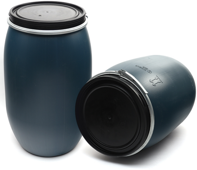 재생원료 새제품 120리터 PE 플라스틱 드럼통 난타통 젓갈통 발효통 화학용기 액비통, 1개