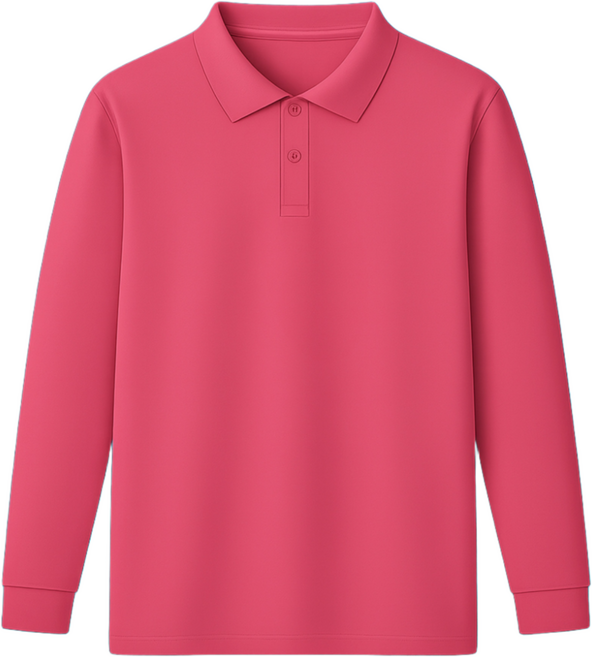 쿨론 긴팔 카라티 남여공용 기능성 폴로셔츠 무지 단체복 흡한속건 냉감 카라티