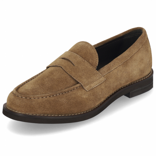 엘칸토 인텐스 남성 소가죽 스웨이드 페니 로퍼 2.5cm LCMD68I34V