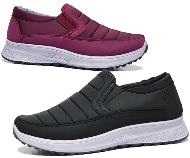 남성&여성 방한화 패딩 털슬립온 방한운동화 털신발 230~280mm 달라