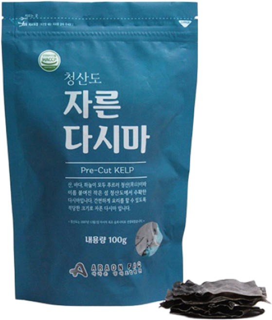 [마마네] 청정 청산도 간편 자른 다시마, 3개, 100g