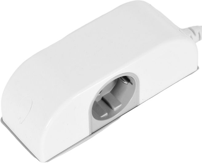 현대일렉트릭 옆으로 콘센트 방수 방진 멀티탭 3구, 5m, 1개