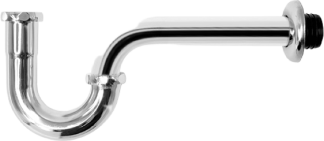 우리수도 P트랩 욕실 벽배관 트랩 세면대배수관 세면기부속 배관, 1개