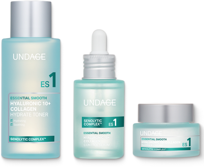 세놀리틱 콤플렉스 언데이지 수분진정 루틴세트 (토너+세럼+크림), 1개, 50ml