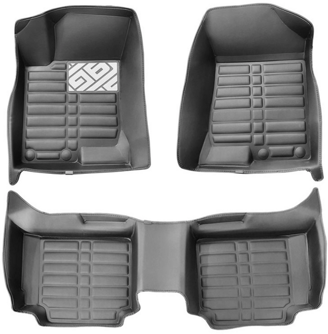 몬스터매트 5D 가죽 코일 카매트 자동차 바닥 매트 전차종 세트 블랙, 기아 더K9 18~현재