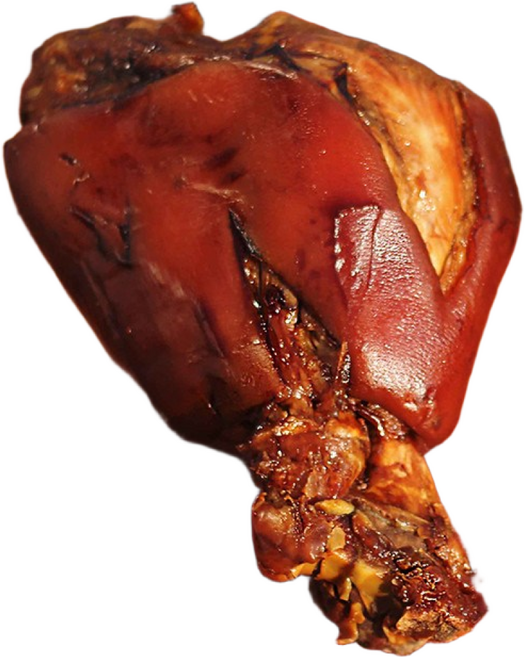 [정성담은푸드] 통족발(돈학) 750g 내외 캠핑음식 만화고기 왕족발 (소스증정!), 1개