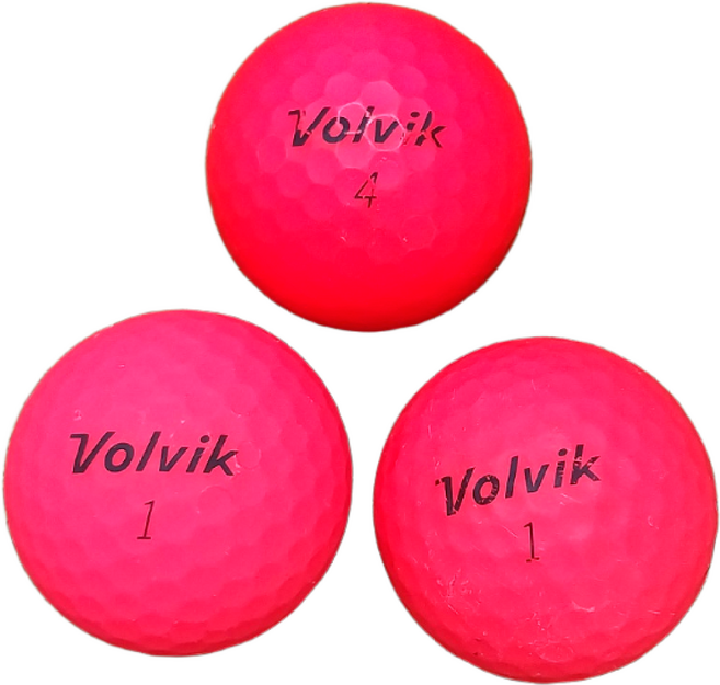 우수한 퀄리티 로스트볼 볼빅 무광 컬러 모음 A+/A급 30개 비거리 극대화 로스트볼, 1개, 30개입, 레드 A급