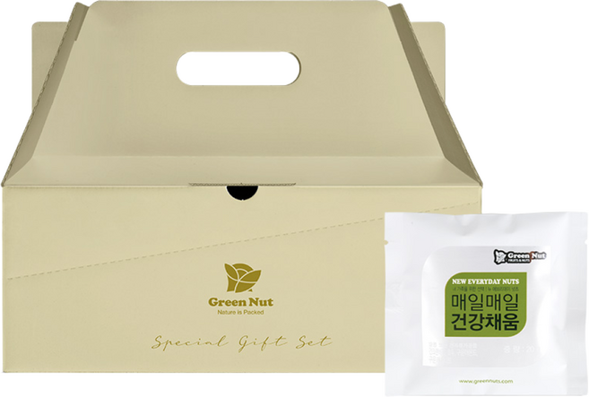 견과 선물세트 기본에 충실한 뉴 에브리데이넛츠 견과류 견과 하루견과 선물세트, 20g, 50개
