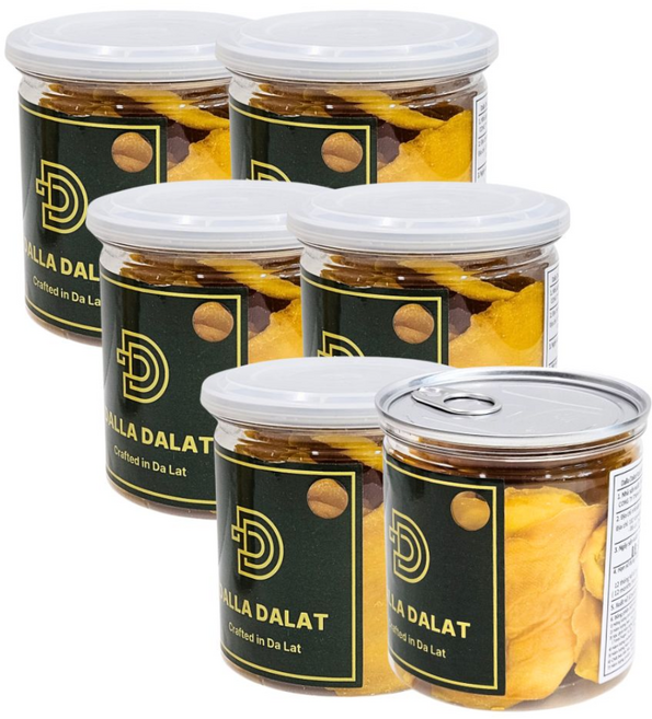 베트남 달랏 건망고 슬라이스 저당 자연건조, 200g, 6개